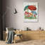 Art sur toile tendue par Rosalind Wheeler Zarris, Chariklia, collection Mushroom I-95552657