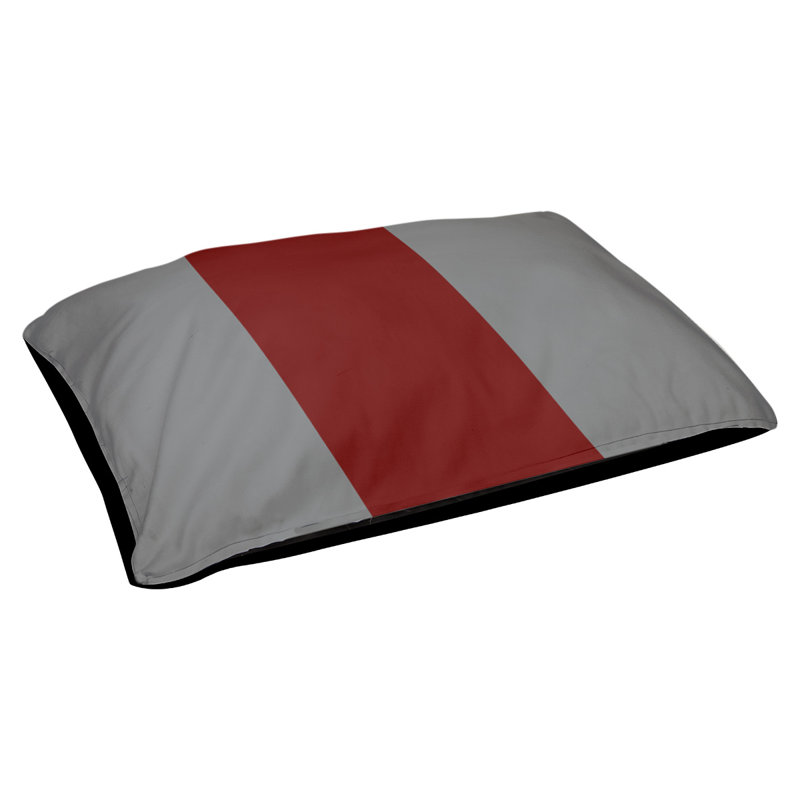 Coussin Golden State, Grand (l 40 po x P 30 po x H 6,5 po), Gris foncé / Marron / Gris foncé