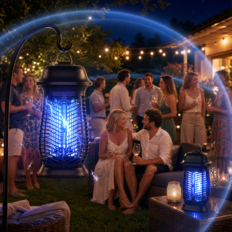 360°anti-mosquito Bug Zapper With 20w Replaceable Bulb