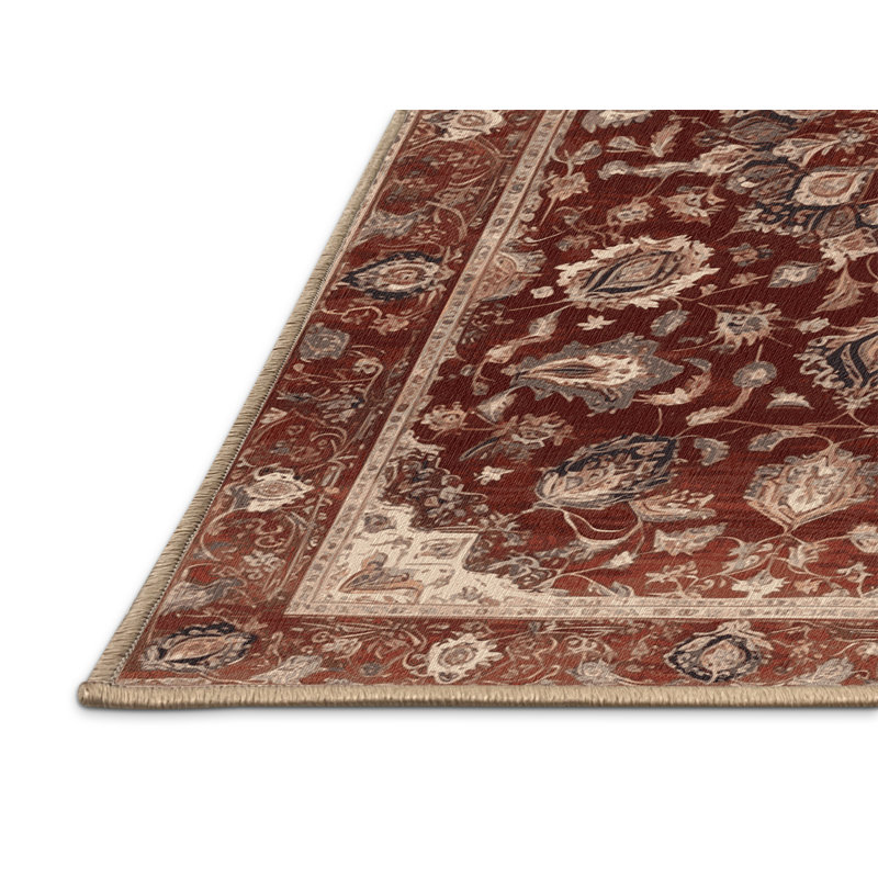 Tapis brun lavable à la machine, Rectangulaire 8 pi x 12 pi