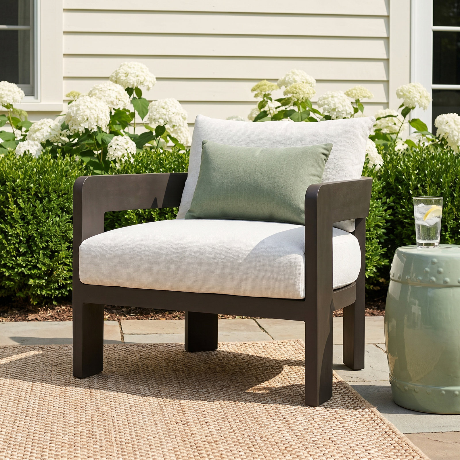 Outdoor Lounge Chair, Alessi Linen
