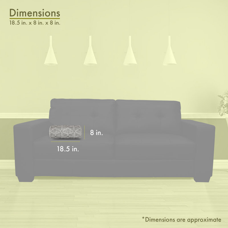 Coussin en coton Charlie, Gris