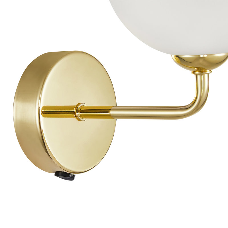 Armed Sconce, Polished Brass