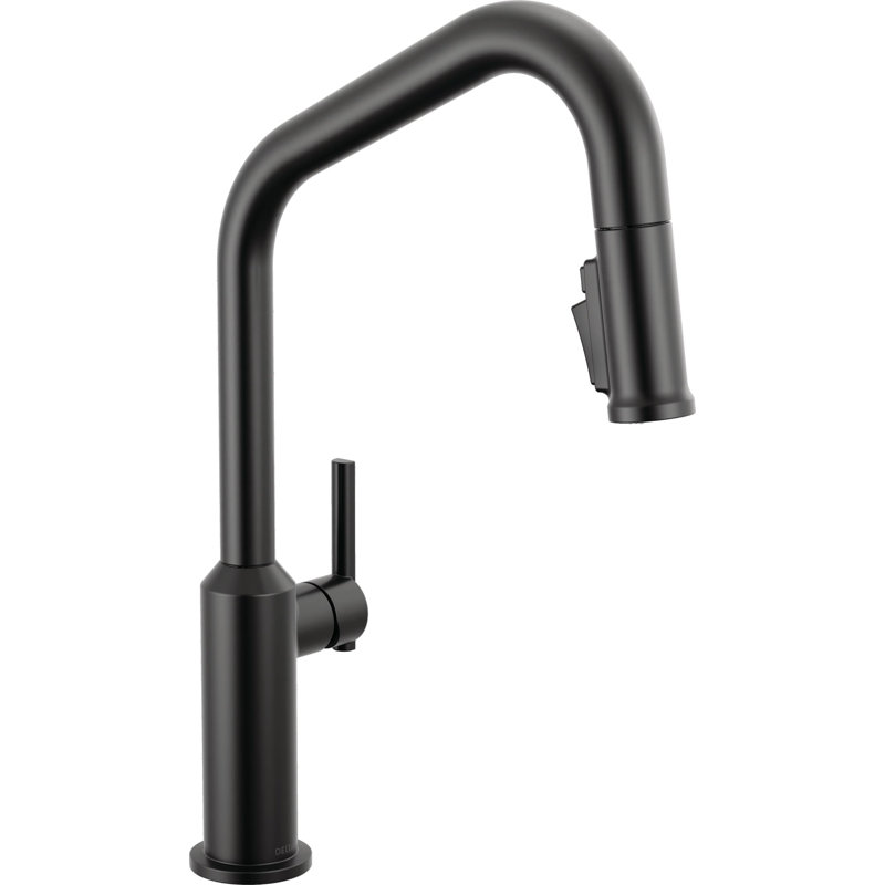 Single Handle Pull-Down Kitchen Faucet, Matte Black