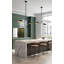 2 - Light Dimmable Geometric Chandelier