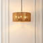 Alysandra 5 - Light Dimmable Drum Chandelier