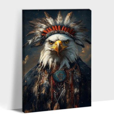 Art amérindien sur toile - Indian Eagle