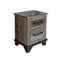 Table de chevet 2 tiroirs Loft Brown