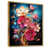 Toile avec cadre flottant or