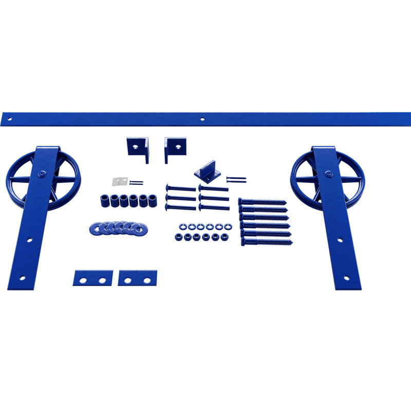 Ensemble de quincaillerie pour porte de grange standard Premium, Ruban bleu, 60 po