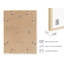 Cadre photo en bois - ensemble de 15-92582884-92582887