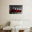 Red Wine Row sur impression sur toile-1557244388