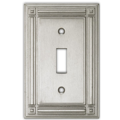 Evanston 1-Gang Toggle Light Switch Wall Plate