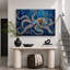 Art de pieuvre colorée, impression sur toile, impression sur toile encadrée-131636289-131636293