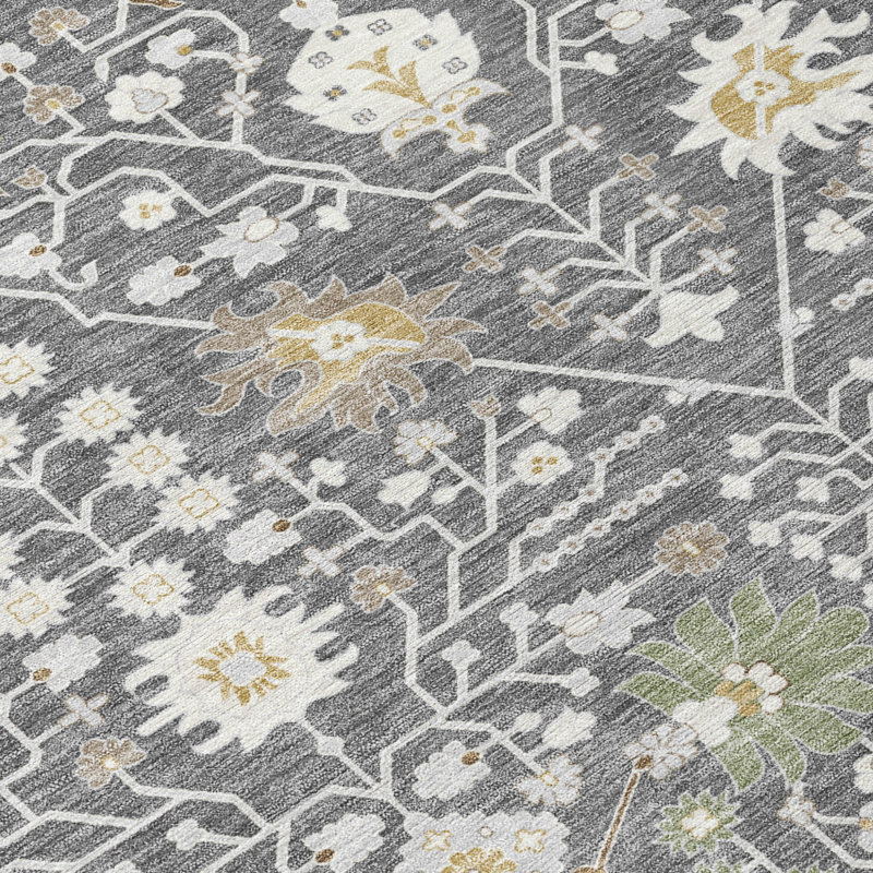 Tapis oriental rond 8 po