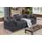 Modular 3-Seat Sofa Soft Comfort Cloud Couch, Wide Seats, 2 Arm Pillows & 2 Toss Pillows-257667975