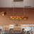 4 - Light Brown LED Kitchen Island Pendant