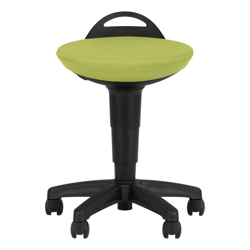 Tabouret roulant à hauteur réglable , Vert fougère