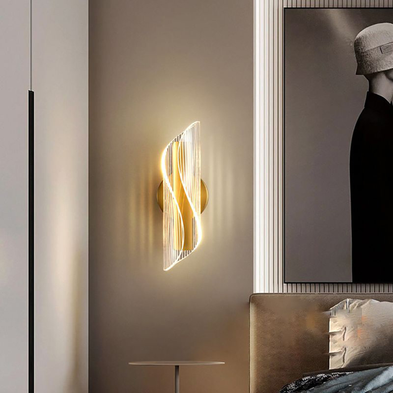Zinc Alloy LED Armed Sconce