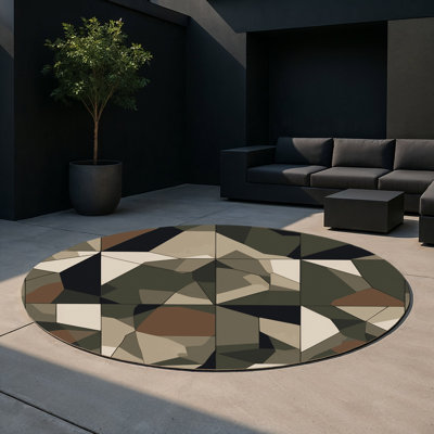 Tapis intérieur et extérieur Grid Pulse