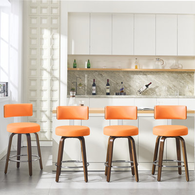 Swivel Upholsered Counter & Bar Stool