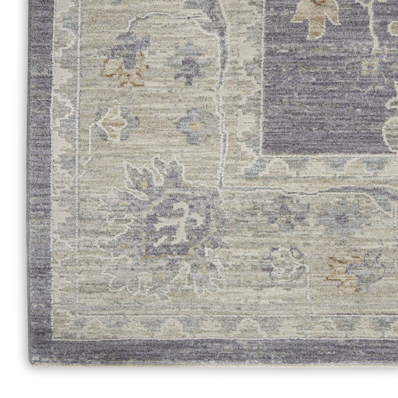 Tapis traditionnel noir Ryann, Rectangle 3 pi 11 po x 5 pi 11 po
