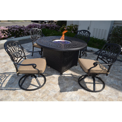 Allene 5 Piece Seating Group with Cushions