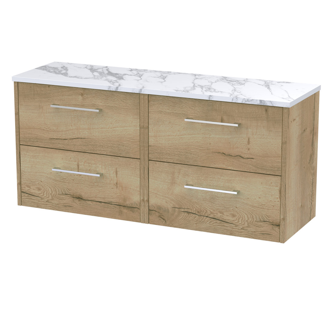Juno 120.5cm Double Bathroom Vanity Base Only