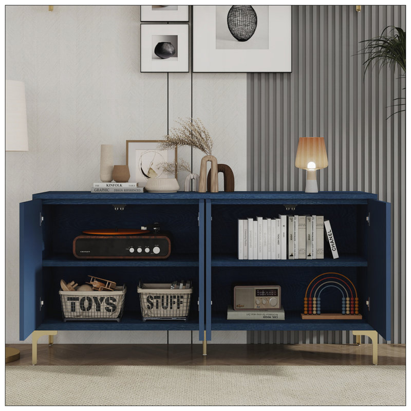 Buffet moderne pour le salon, Bleu clair
