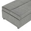 Lit simple escamotable avec repose-pieds et matelas-542387949