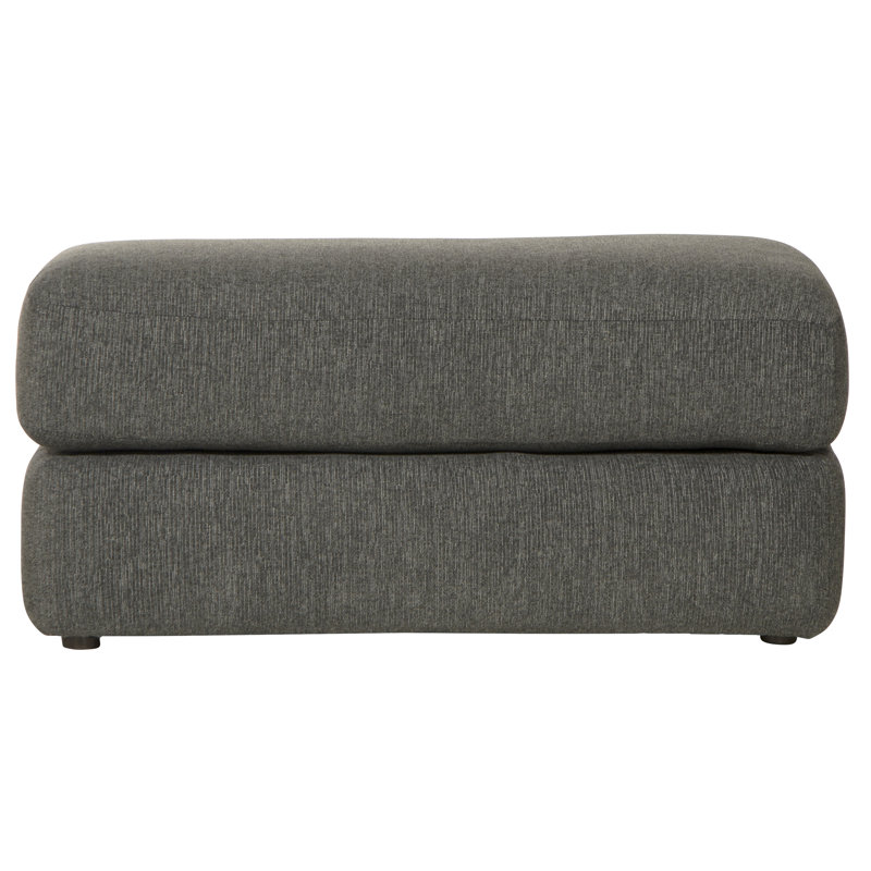 Repose-pieds Huckabee, 100 % polyester gris