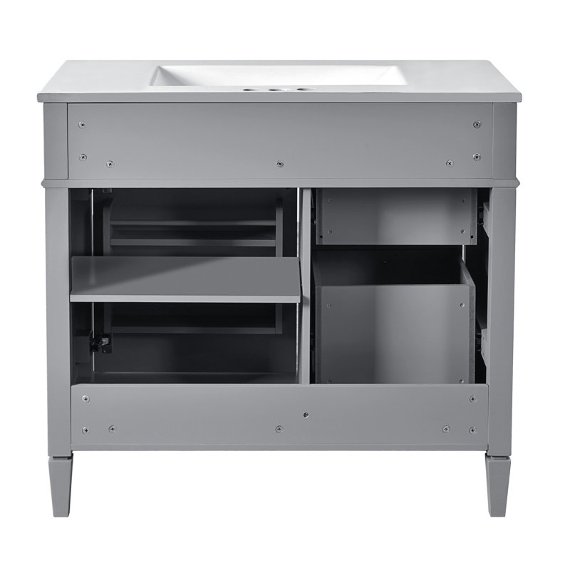 Meuble-lavabo 36 po avec lavabo supérieur