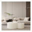 Vertical Stripe Design Nesting Coffee Table Set For Living Room, Bedroom, Beige(Set Of 2 Pieces)-1620461401