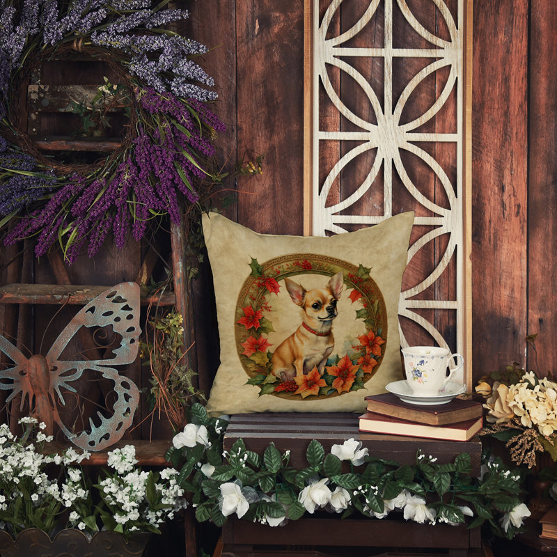 Coussin Christmas, 14 po x 14 po, Carré