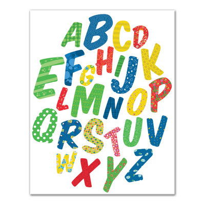 Art sur toile Bragg Rainbow Alphabet