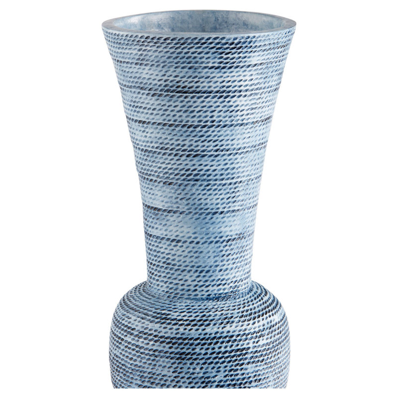 Vase Hopewell, H 14,5 po x l 8,25 po x P 8,25 po