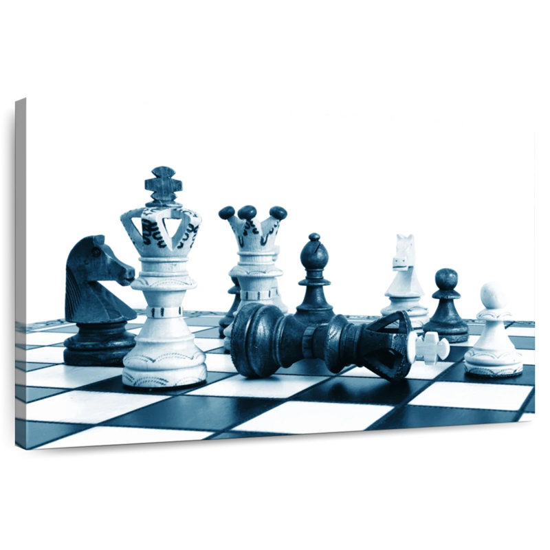 Senne Chess, 8" H x 12" W
