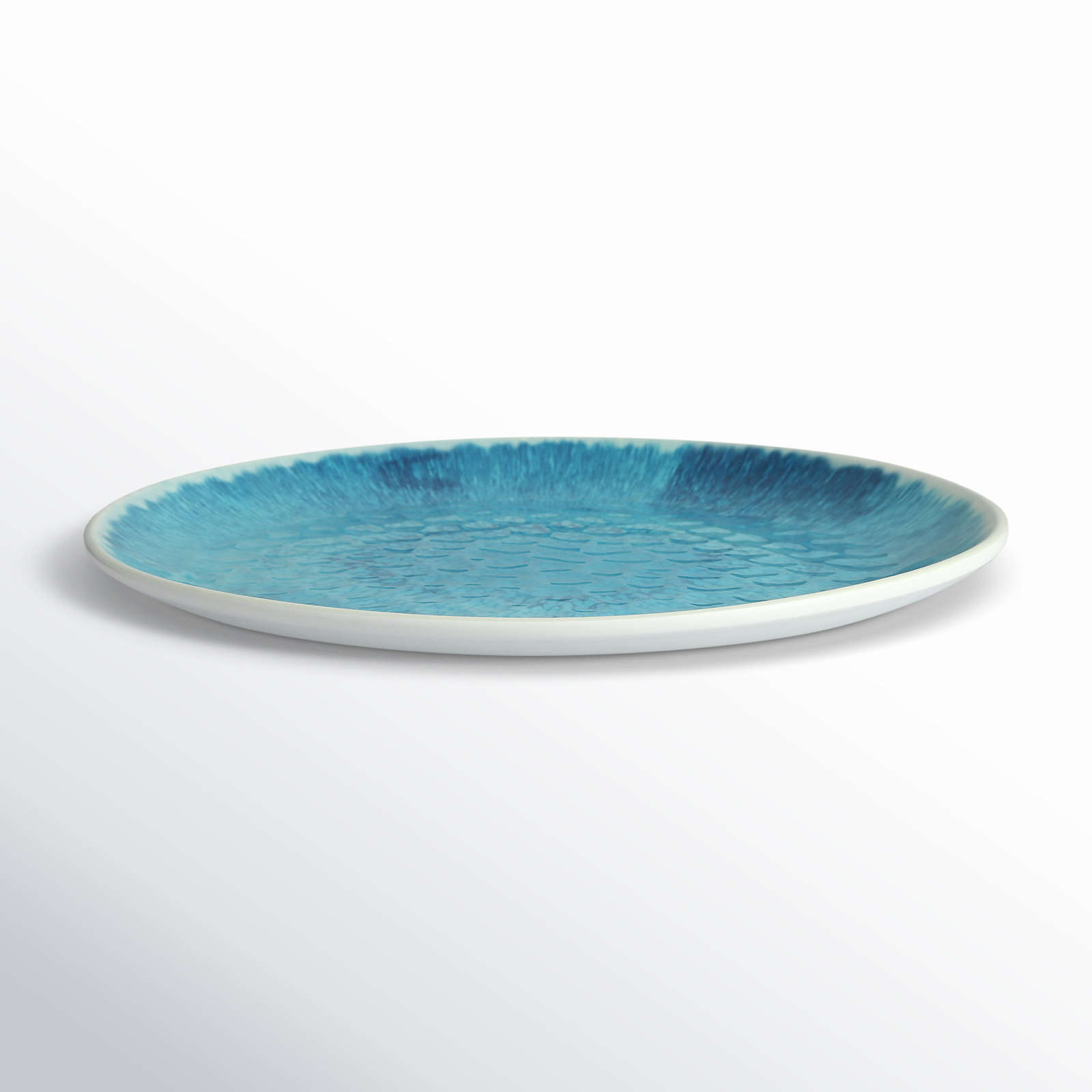 Fortessa Flora 11" Dinner Plate, Blue