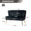 2 Seater Velvet Sofa-2132106691