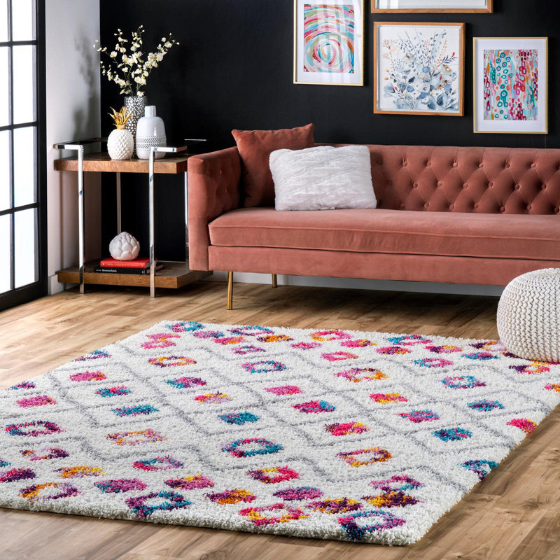 Geometric Area Rug, Rectangle 160 x 229cm