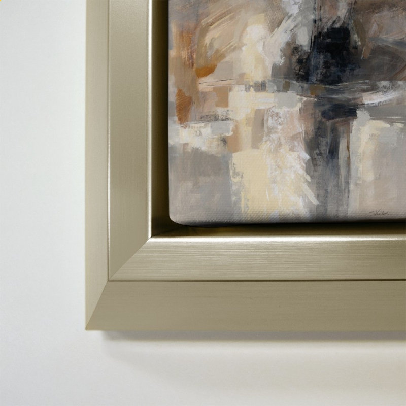 «Wings» par Silvia Vassileva - Impression sur toile, 34" H x 34" W, Champagne