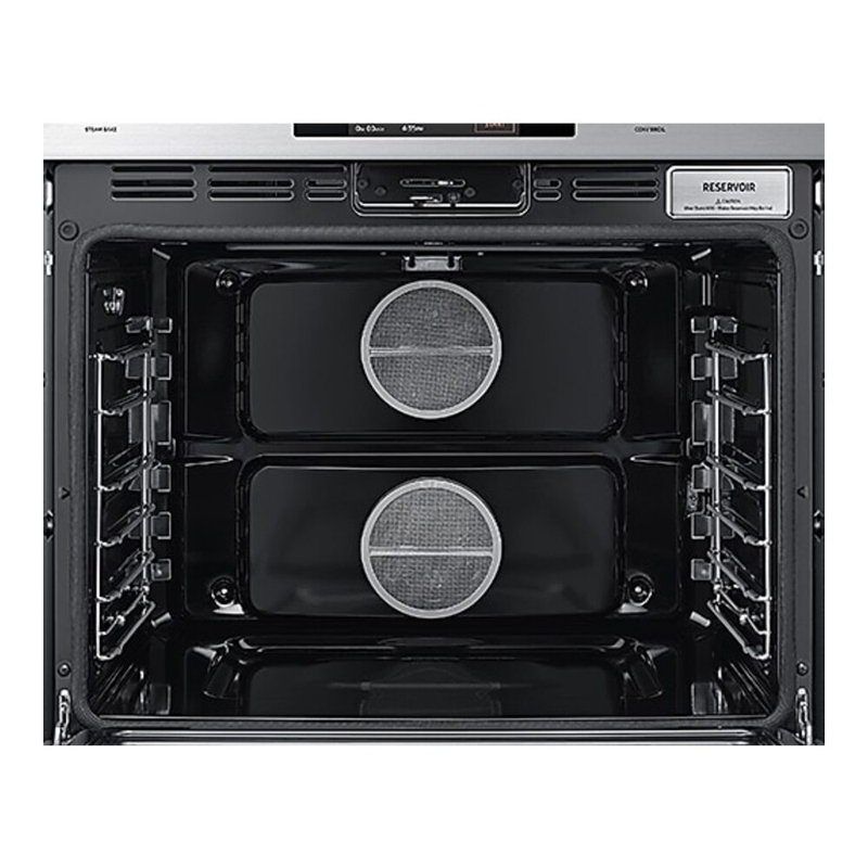 30" Double Wall Oven Steam, Silver