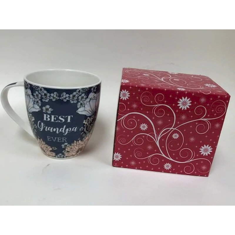 Deon Porcelain Coffee Mug, Best Grandpa Ever