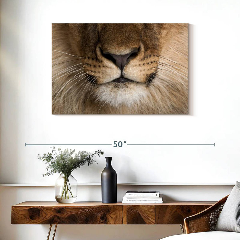 Brampt Lion Whiskers, 24" H x 36" W