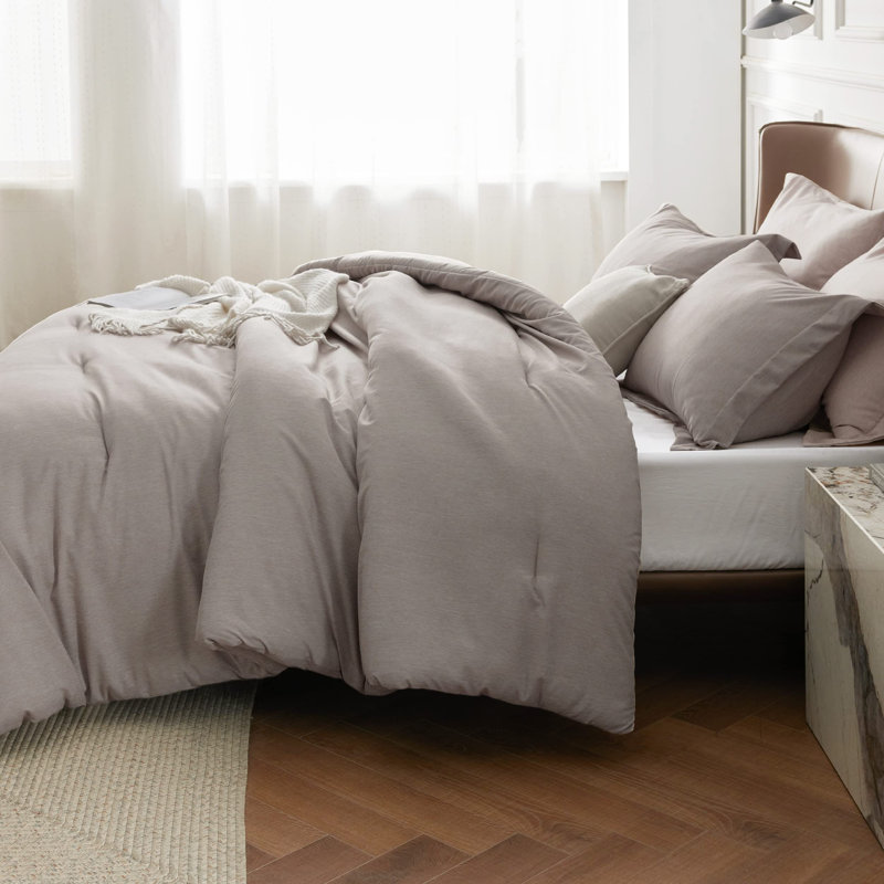 Bedding, Full Comforter + 2 Full Shams, Linen
