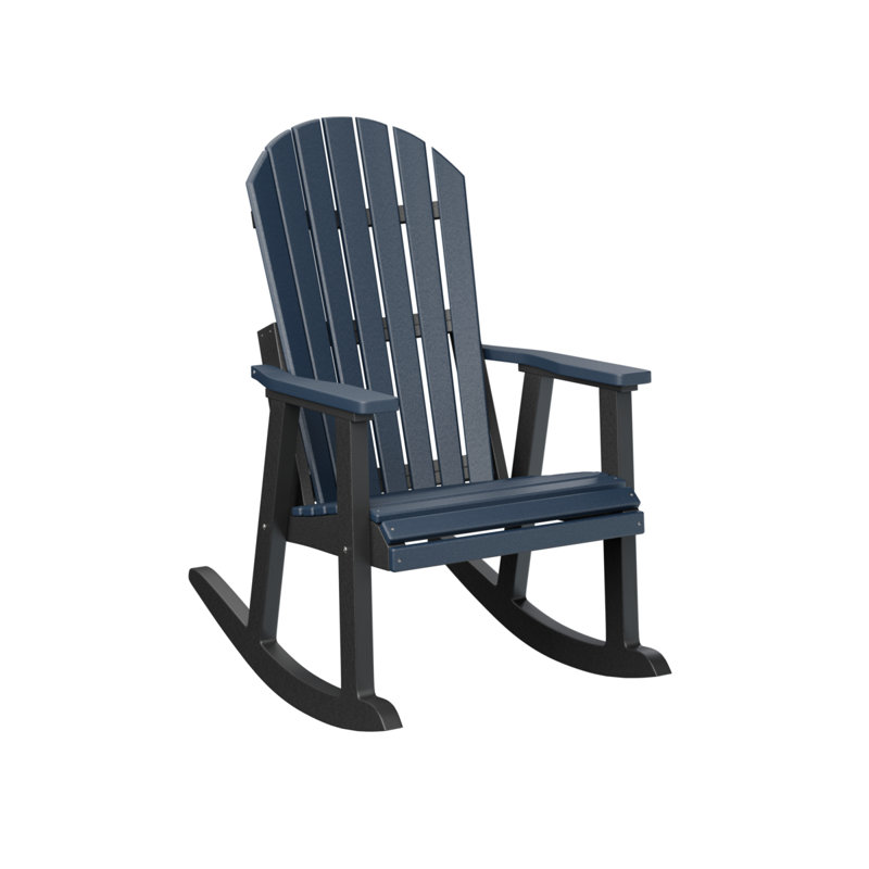 Fauteuil berçant berlinois berlinois, Navy Blue Top/Black Base
