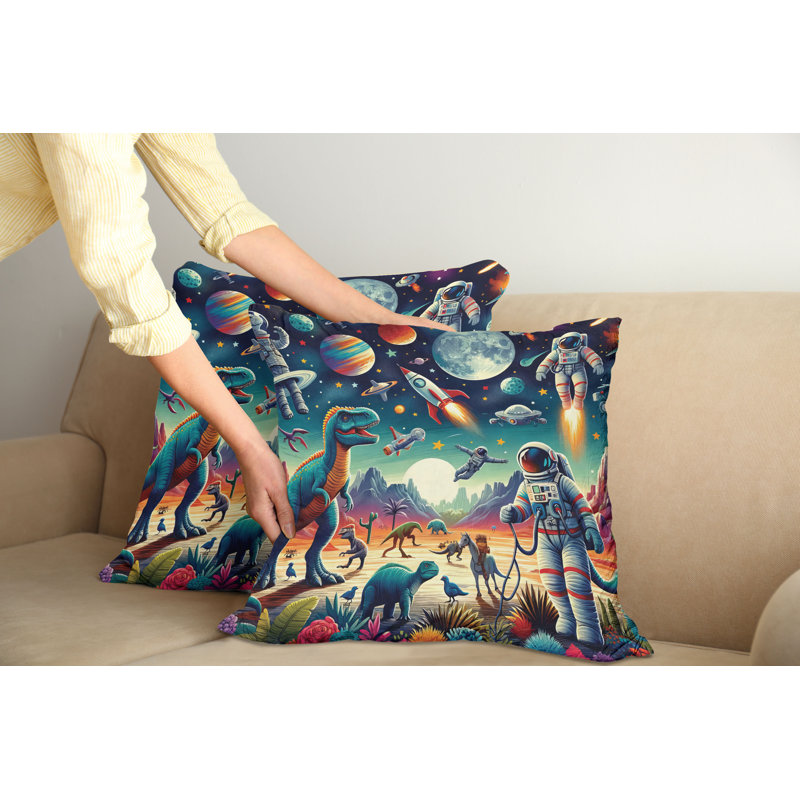 Reversible Pillow Cover, 16"H x 16"W