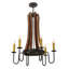 Barrel Stave 6 - Light Chandelier