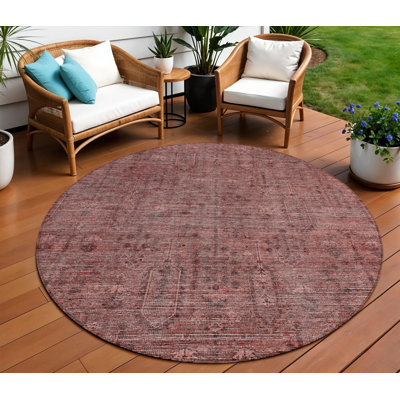 Tapis rond 8 po Southwestern