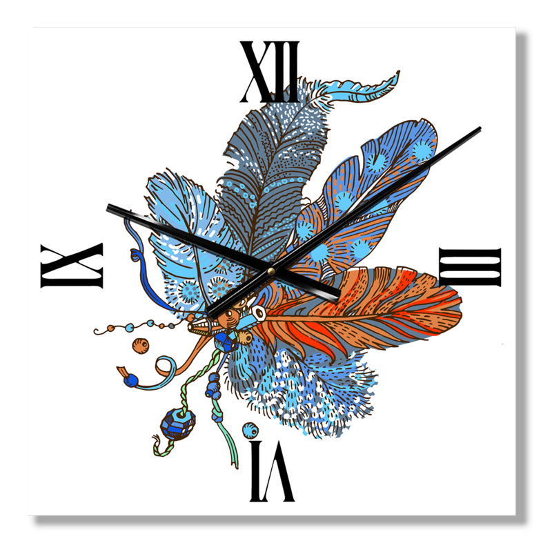 Horloge murale bohème et éclectique, Très grand